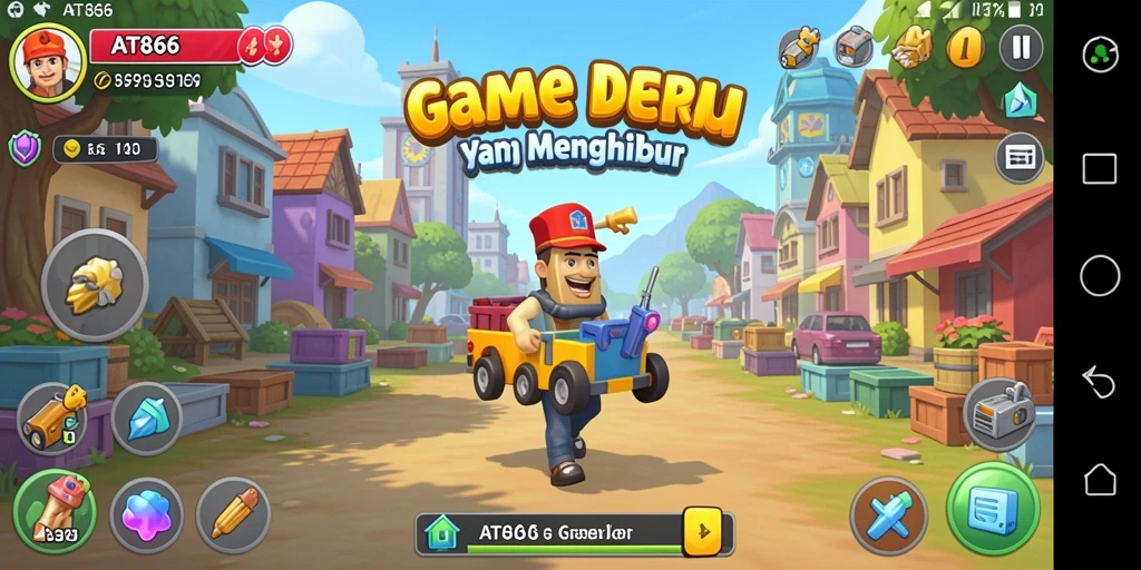 Screenshot AT866 menampilkan gameplay santai dan menarik dari game Idle.
