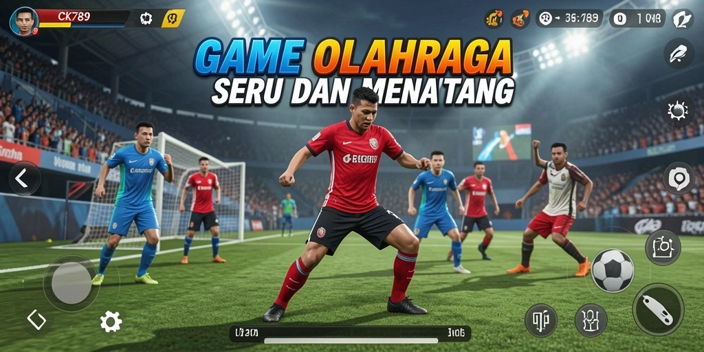 Tampilan gameplay CK789 yang menegangkan di lapangan.