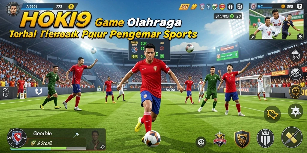 Tampilan gameplay HOKI9 dengan elemen olahraga yang menegangkan.