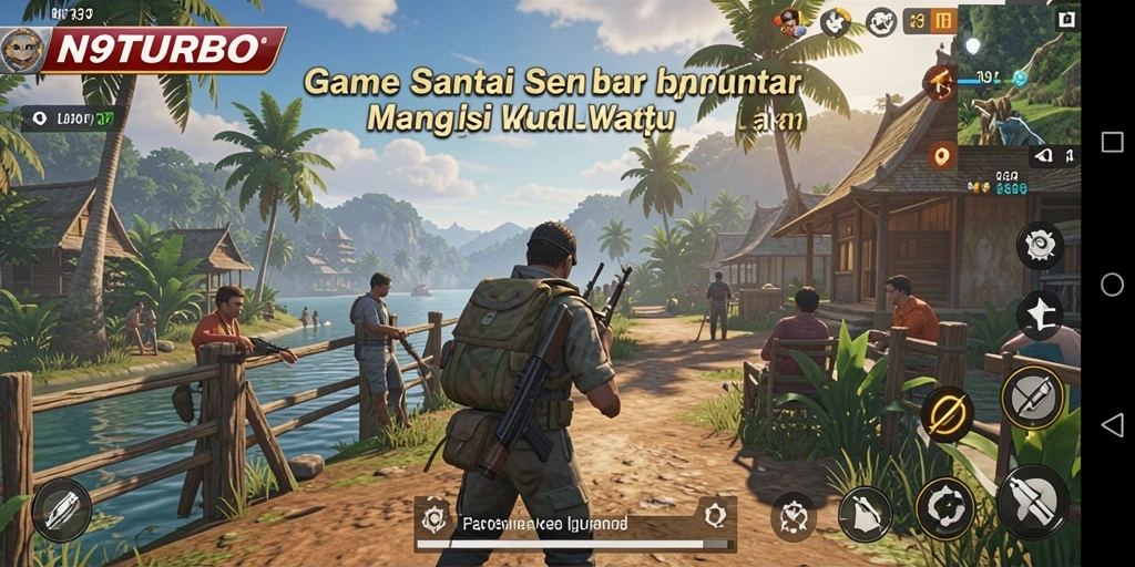 Tangkapan layar gameplay N9TURBO yang seru dan menarik