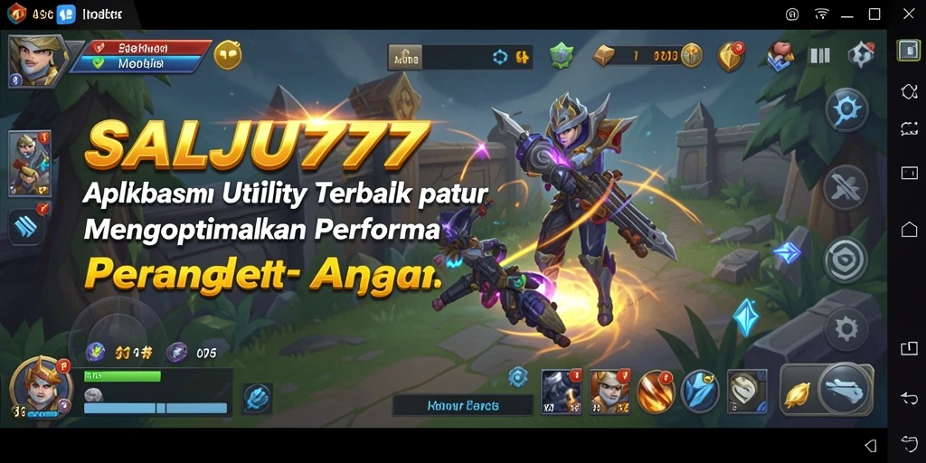 Tampilan antarmuka pengguna yang intuitif dari SALJU777.