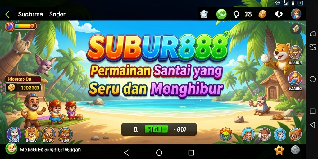 Screenshot gameplay SUBUR88 yang menggambarkan keseruan permainan Casual.