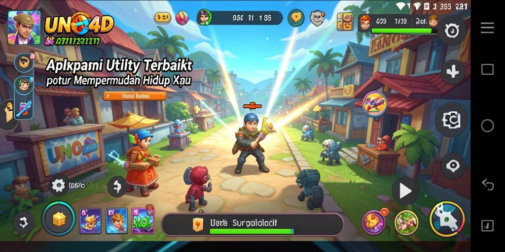 Tangkapan layar utama UNO4D menampilkan fitur pengingat dan analisis keuangan.