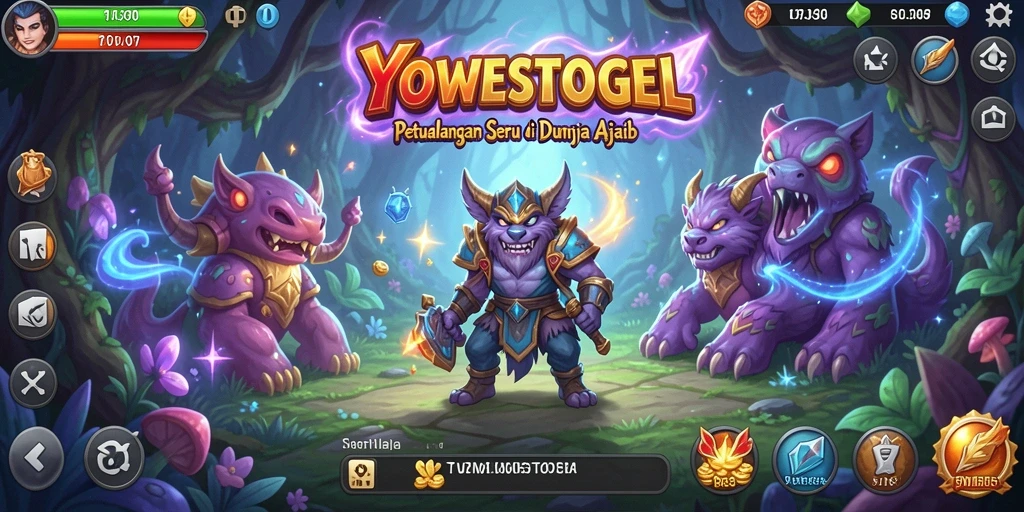 Screenshot gameplay YOWESTOGEL yang menampilkan petualangan seru.