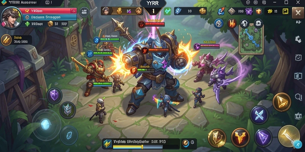 Tampilkan gameplay menarik dan strategi dalam YYRR.