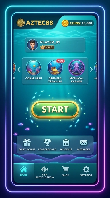 Screenshot aplikasi aztec88 yang menunjukkan antarmuka yang ramah pengguna.